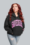 Women's black essential hoodie