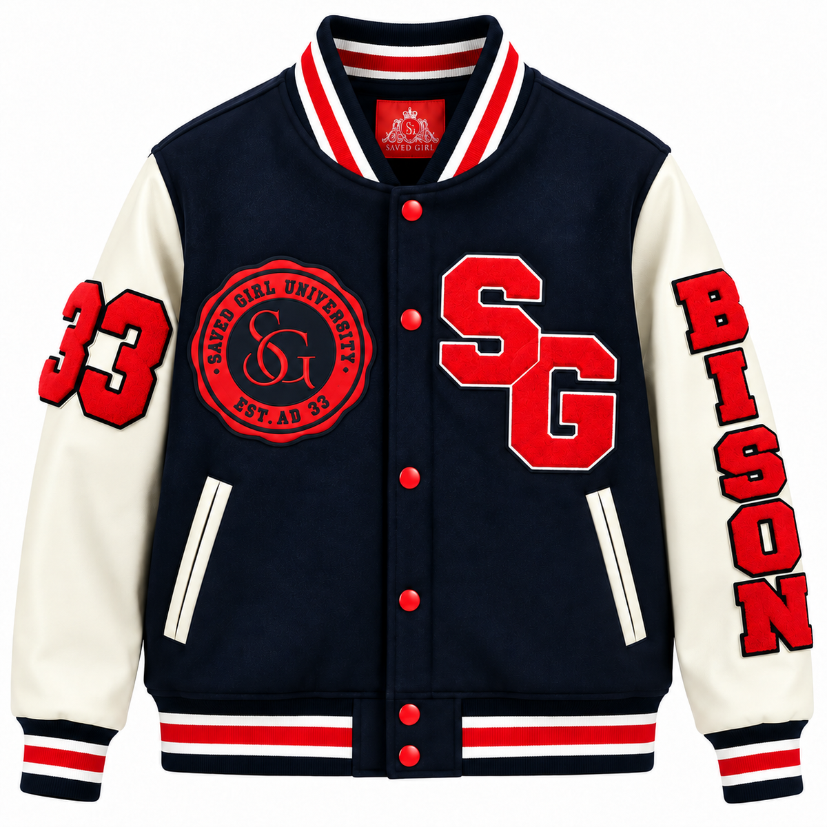 Victory Letterman Jacket-Howard Bison Edition