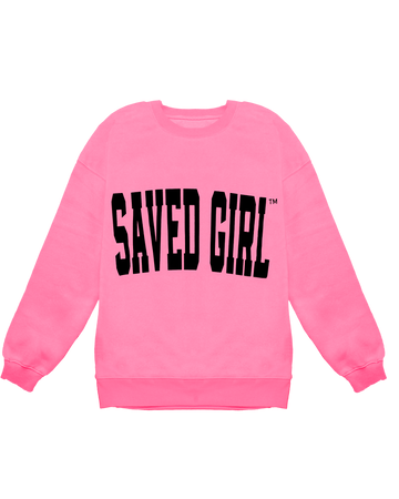 Pretty Tough Pink Crew Neck Sweatshirt