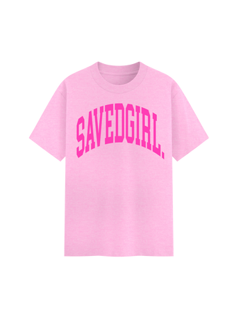 Saved Girl Arched Short Sleeve Tee